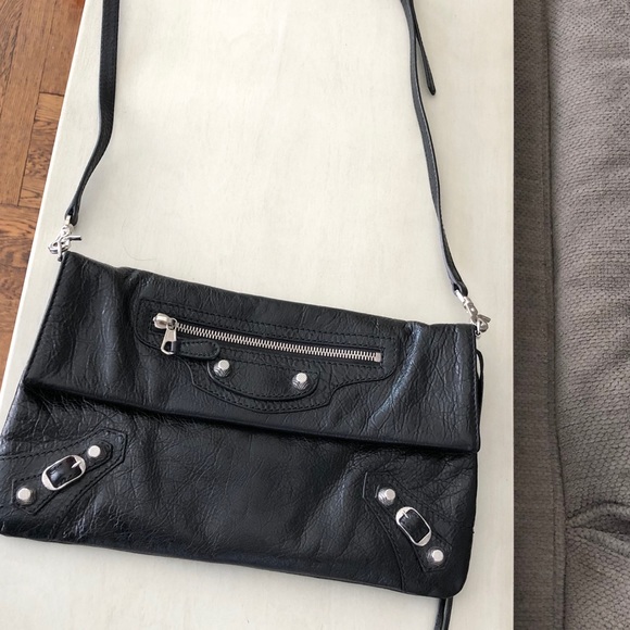 Balenciaga Arena Leather Giant Envelope Clutch - Picture 2 of 7
